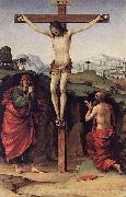 Francesco Francia Crucifixion with Sts John and Jerome USA oil painting artist